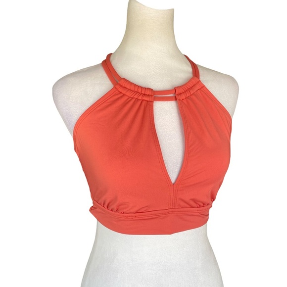 Gibson Latimer Coral Halter Bikini Top Women’s XL - Picture 1 of 9